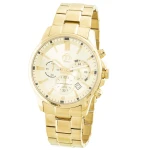 FUJI Time M7104QG - GOLD - Męski - Zegarek kwarcowy z chronografem