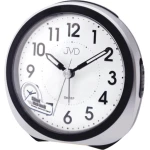 JVD SRP872.1 - 10,3x10,3cm - SREBRNY / Czarny - Budzik wskazówkowy