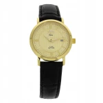 FUJI Time L6106QG - GOLD - Damski - Zegarek kwarcowy na pasku