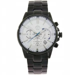 FUJI Time M7104QB - SILVER - Męski - Zegarek kwarcowy na bransolecie