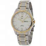FUJI Time M6103QGS - SILVER - Męski - Zegarek kwarcowy na bransolecie