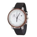 KERBHOLZ WATWFRA7463 - Franz - Walnut/Slate Grey - Męski - Zegarek kwarcowy z chronografem