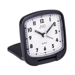 JVD SR808.3 - 6,6x7,5cm - CZARNY - Budzik wskazówkowy składany