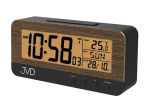 JVD RB91.2 - 10,5x5,5cm - CZARNY - Budzik elektroniczny DCF77