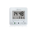LAVVU LAR0040 - 6,7x6,7cm - BIAŁY - Budzik elektroniczny