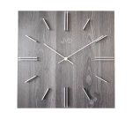 JVD HC45.2 - 40x40cm - CIEMNY BRĄZ (imitacja drewna) - Zegar ścienny