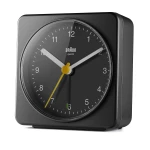 BRAUN BC03B - 7,8x7,8cm - CZARNY - Budzik wskazówkowy