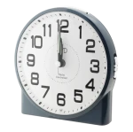 JVD RB22.3 - 11,5cm - GRANATOWY - Budzik wskazówkowy DCF77
