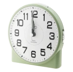 JVD RB22.2 - 11,5cm - ZIELONY - Budzik wskazówkowy DCF77