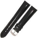 HORIDO 0158 - CZARNY - 19mm - Skórzany pasek do zegarka