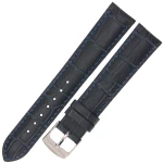HORIDO 0189 - GRANATOWY - 18mm - Skórzany pasek do zegarka
