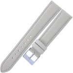 MINET Basic MSBUI18 - 18mm - KREMOWY - Skórzany pasek do zegarka