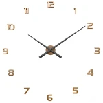 JVD HT465.3 - ~90cm - Zegar naklejany - Różowo Złoty