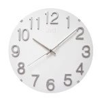 JVD HT98.5 - 30cm - Zegar ścienny - Biały