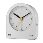 BRAUN BC22W - 8,6x9,7cm - BIAŁY - Budzik wskazówkowy