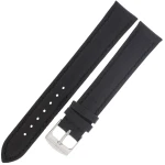 HORIDO 0181L - CZARNY - 18mm - Skórzany pasek do zegarka