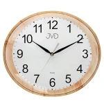 JVD HP664.12 - 30x27cm - JASNY BRĄZ (imitacja drewna) - Zegar ścienny