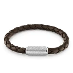 TOMMY HILFIGER 2790478 - Eplore The Braid - Męska - Bransoletka skórzana - Brązowy