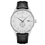 DELBANA Retro - Silver/Silver - Męski - Zegarek kwarcowy