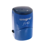 WAGRAF fi40 - Ø 40mm - Niebieski - Pieczątka samotuszująca