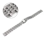 PACIFIC MB44 - Srebrna - 14mm - Stalowa bransoleta do zegarka