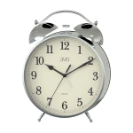 JVD SRP2107.1 - 21,5x28cm - SREBRNY - Budzik wskazówkowy