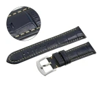 PACIFIC W59 - Granatowy - 22mm - Skórzany pasek do zegarka