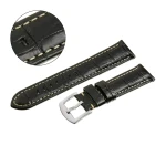 PACIFIC W59 - Czarny - 20mm - Skórzany pasek do zegarka