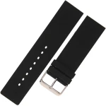 HORIDO 0014 - CZARNY - 22mm - Silikonowy pasek do zegarka