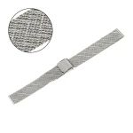 PACIFIC MS06R - Srebrna - 12mm - Stalowa bransoletka do zegarka (mesh)