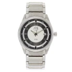FUJI Time M3606AS - SILVER/BLACK - Męski - Zegarek mechaniczny AUTOMATIC