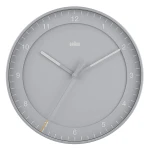 BRAUN BC17G - 30cm - SZARY - Zegar ścienny