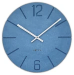 LAVVU Natur LCT5022 - 34cm - NIEBIESKI - Zegar ścienny