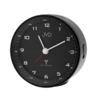 JVD RB978.1 - 9,5cm - CZARNY - Budzik wskazówkowy DCF77