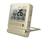 JVD RB9391.3 - 7x8,5cm - ZŁOTY - Budzik elektroniczny DCF77