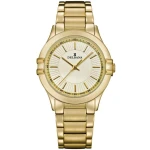 DELBANA Capri - Gold/Gold - Damski - Zegarek kwarcowy