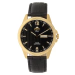 FUJI Time M6103QG - BLACK - Męski - Zegarek kwarcowy na pasku