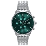 LAVVU LWM0252 - Ystad Chrono Green - Męski - Zegarek na bransolecie