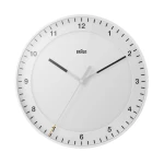 BRAUN BC17W - 30cm - BIAŁY - Zegar ścienny