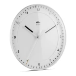 BRAUN BC17W-DCF - 30cm - BIAŁY - Zegar ścienny RADIO CONTROLLED