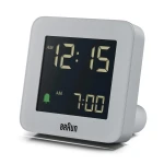 BRAUN BC09G - 7,55x7,55cm - SZARY - Budzik elektroniczny