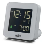 BRAUN BC09G-DCF - 7,55x7,55cm - SZARY - Budzik elektroniczny RADIO CONTROLLED