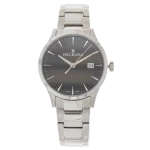 DELBANA Montale - Silver/Black - Męski - Zegarek kwarcowy
