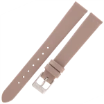 TEKLA G11 - 14mm - Gładki - CIEMNY BEŻOWY - Skórzany pasek do zegarka