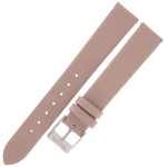 TEKLA G11 - 16mm - Gładki - CIEMNY BEŻOWY - Skórzany pasek do zegarka