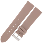 TEKLA G11 - 20mm - Gładki - CIEMNY BEŻOWY - Skórzany pasek do zegarka