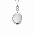 FOSSIL JF04427040 - LOCKET - Damski - Naszyjnik ze stali nierdzewnej