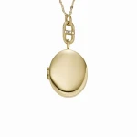 FOSSIL JF04426710 - LOCKET - Damski - Naszyjnik ze stali nierdzewnej