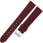 TEKLA J9 - 18mm - Jaszczurka - BORDOWY - Skórzany pasek do zegarka