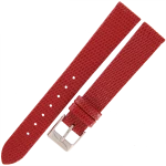 TEKLA J3 - 16mm - Jaszczurka - CZERWONY - Skórzany pasek do zegarka